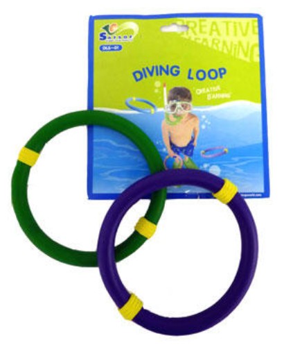 Premium 16cm Diving Loops in soft, durable material for safe aquatic fun, ideal for kids and adults. Pack of two.