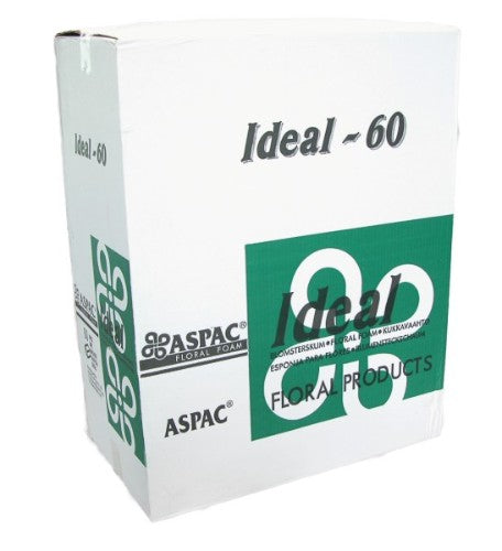 High-quality floral foam by Aspac Ideal, 23cm x 11cm x 8cm, perfect for stabilizing fresh and artificial flower arrangements.