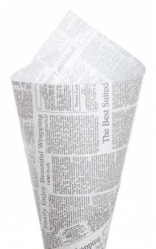 Wrapping - Cellophane Newspaper - Pack of 50 (Grey)
