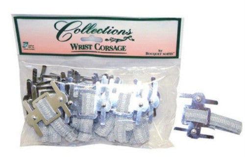 Elegant bag of 20 elastic wristlets for corsages, perfect for weddings and special occasions.