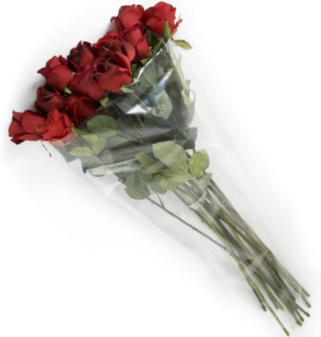 Clear cellophane sleeves pack of 50 for protecting and displaying items, ideal for crafts, gifts, and retail products.