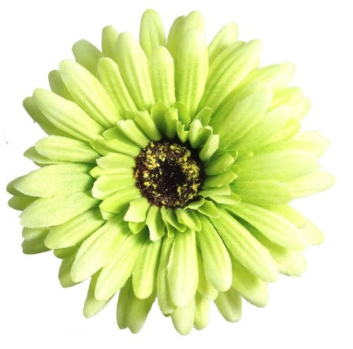 Lifelike 57cm green Gerbera silk flowers, perfect for vibrant centerpieces and lasting home decor.