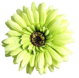 Lifelike 57cm green Gerbera silk flowers, perfect for vibrant centerpieces and lasting home decor.
