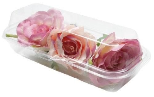 Elegant corsage box for floral presentations, 240cm long, 90cm wide, 75cm diameter, ideal for events and storage.