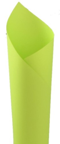 Vibrant lime green gift wrap sheets, 50cm x 60cm, ideal for wrapping presents and enhancing packaging aesthetics.