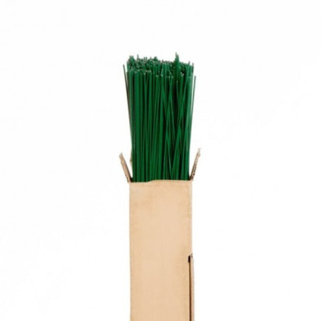 Green economy craft wire in a 2kg box, gauge 18 (1.1mm), ideal for jewelry making and DIY projects.