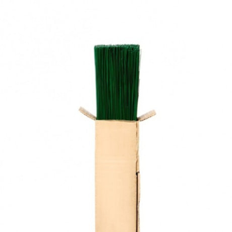 Durable 24-gauge green craft wire in a 2kg box, perfect for jewelry making and floral arrangements.
