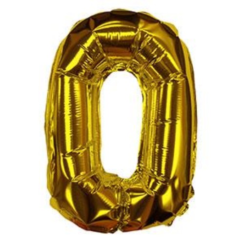 Self-inflating 23cm gold balloon, perfect for vibrant party decorations and effortless celebrations.