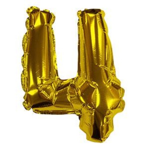 Self-inflating 23cm gold balloon, perfect for parties and events, adding elegance to any celebration décor.