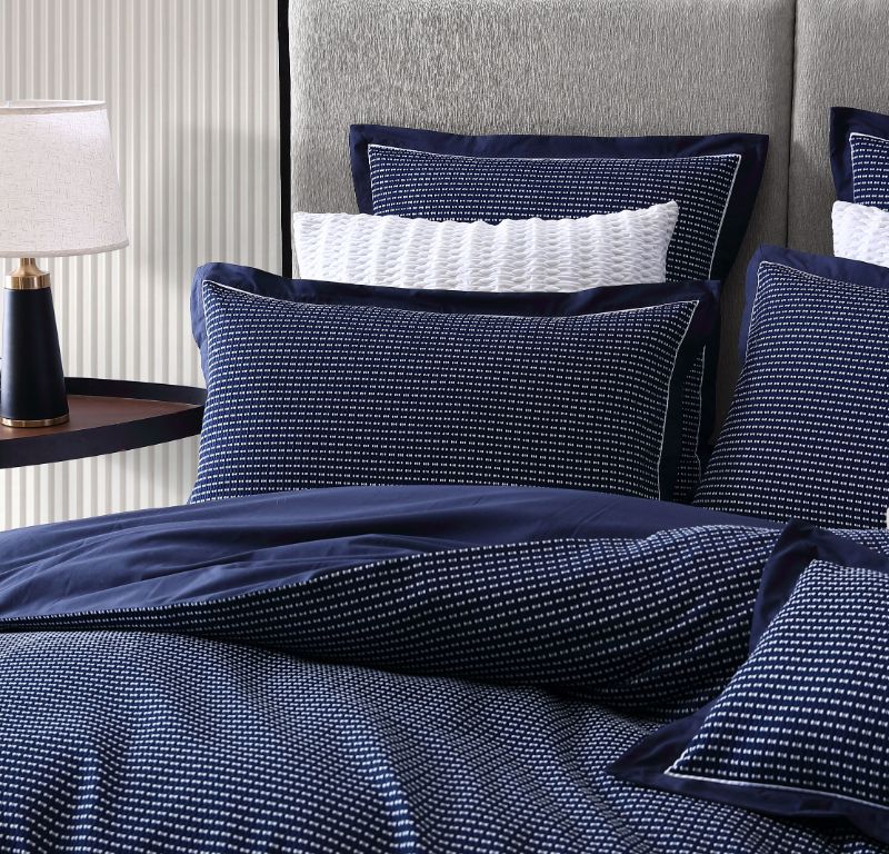 King Duvet Cover - Set - Everton Navy - (PRIVATE COLLECTION)