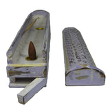 Handcrafted 12-inch purple mango wood incense burner with sliding top, dual cone holes, and spacious storage for incense.
