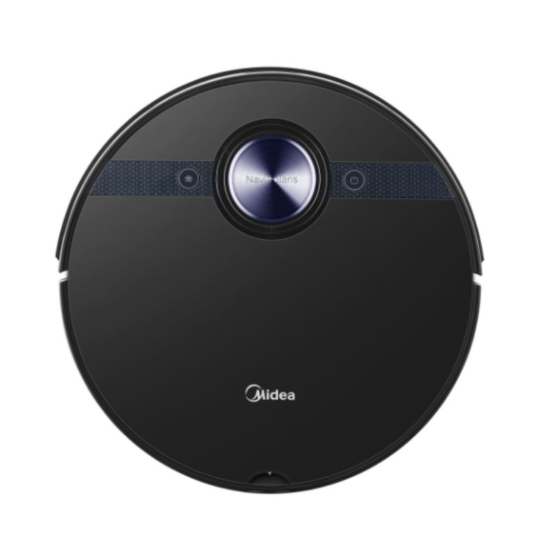 Midea M7 Robot Vacuum Cleaner features 4000 Pa suction, 5200 mAh battery, APP control, and compact design for efficient cleaning.