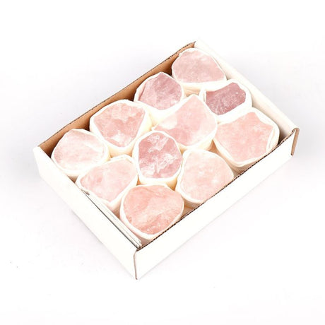 Mini Crystal Tray in Rose Quartz, a stylish, calming decor piece for organizing items and enhancing home ambiance.