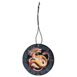 Litha Dragon Floral Scented Air Freshener featuring vibrant artwork and floral scent, perfect for home or office decor.