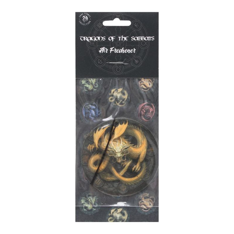 Imbolc Dragon Pine Scented Air Freshener features stunning dragon art by Anne Stokes and a refreshing pine scent.