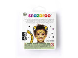 Mini face paint set featuring vibrant, non-toxic colors for easy tiger transformations and creative fun for kids.