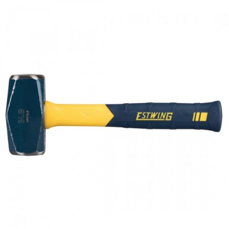 ESTWING Club Hammer 3lb with a durable steel construction, blue UV coating, and Shock Reduction Grip for powerful strikes.