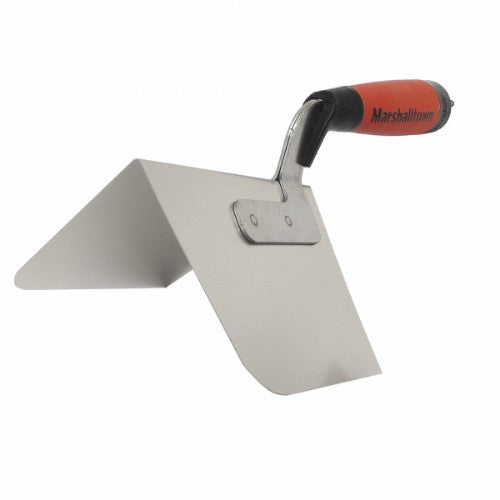 MARSHALLTOWN trowel for drywall, featuring a flexible stainless steel blade and ergonomic DuraSoft® handle for perfect corners.