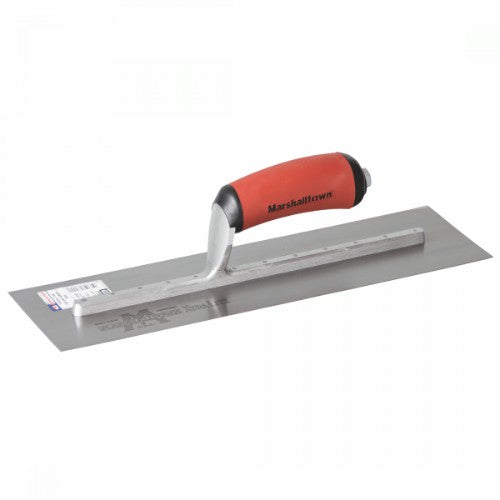 MARSHALLTOWN Finishing Trowel 350x100mm with curved steel blade and DuraSoft handle for smooth, comfortable finishing work.