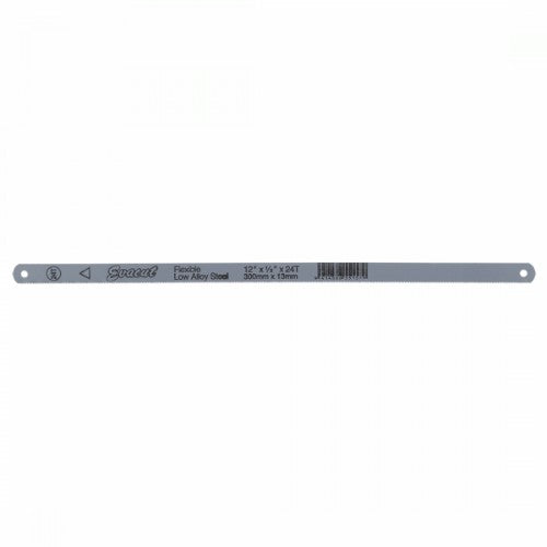 EVACUT Hacksaw Blade 24t, 300mm low alloy steel blade with 24 TPI for precise cutting of metal and plastic.