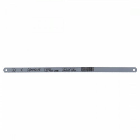 EVACUT Hacksaw Blade 24t, 300mm low alloy steel blade with 24 TPI for precise cutting of metal and plastic.