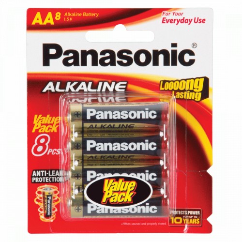 PANASONIC NZ Batteries AA 8pc