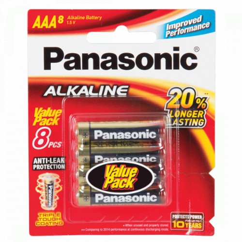 PANASONIC NZ Batteries AAA 8pc
