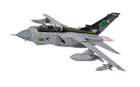 1/72 diecast model of Tornado GR4 IX Squadron RAF, showcasing detailed features and authentic markings from the Royal Air Force.