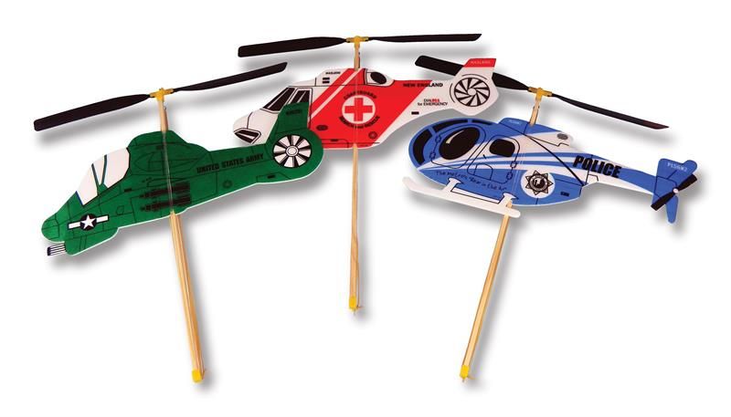 Balsa Kits & Gliders - Copter Toy from Smartfox NZ, a lightweight unassembled balsa model kit for creative flight fun.