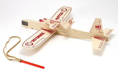 Guillows Catapult Glider balsa kit for kids, promoting creativity and STEM skills with impressive flight performance.