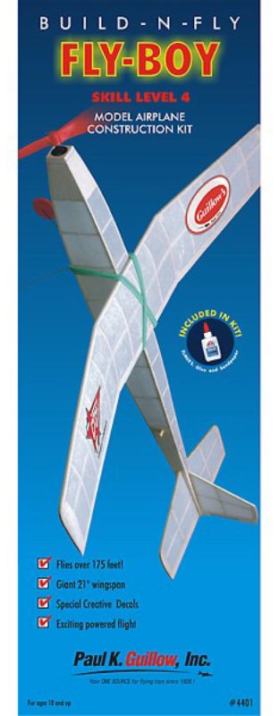 Balsa Kits & Gliders - Fly Boy w/White Glue