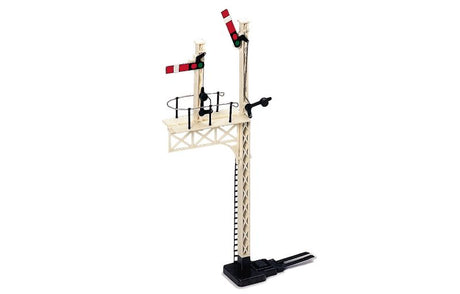 Hornby Junction Home Signal designed for model railways, 172mm tall, enhances realism with manual operation control for main line.