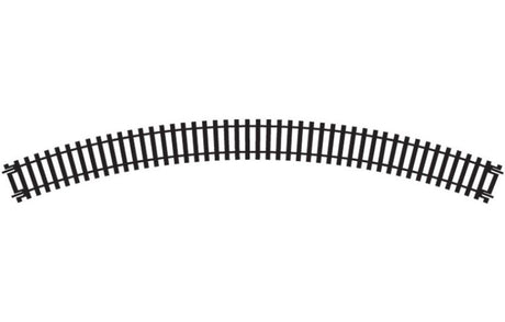 High-quality Hornby 2nd Radius Double Curve track piece for model railways, ensuring smooth turns for 1/76 scale trains.