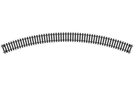 Hornby 3rd Radius Double Curve track piece for smooth train movements in 1/76 scale model layouts. Ideal for intricate designs.