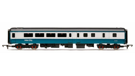 Hornby BR Mk2D Brake/2nd Open carriage model, showcasing detailed design for 1/76 scale train layouts.