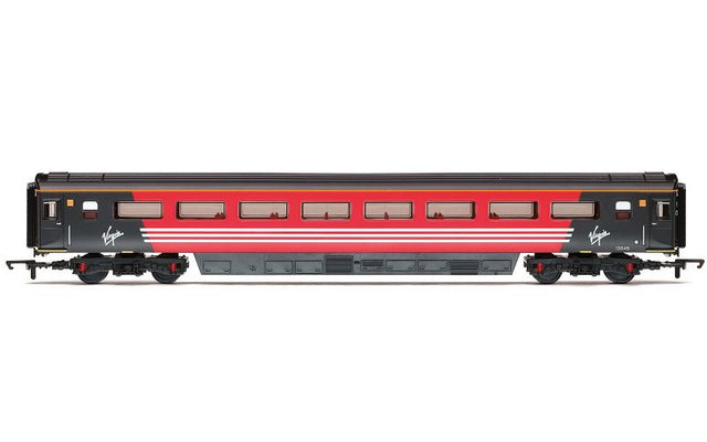 Hornby Virgin Mk.3 Trailer Standard Open model in 1/76 scale, ideal for enhancing your model train layout.