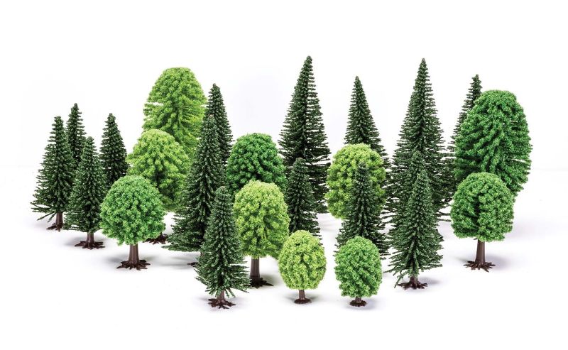 Model Scenery - Hobby Trees Mixed (Deciduous and Fir)