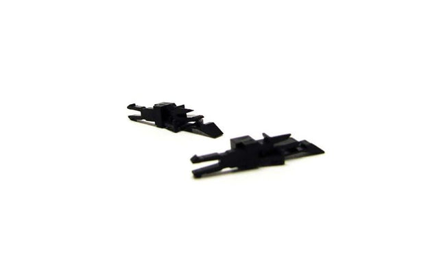 Hornby NEM Couplings (10) for model trains, ensuring smooth connections for realistic railway layouts.