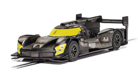 High-speed Scalextric 1/32 Batman slot car with high detail, Magnatraction, and working headlights for thrilling racing.