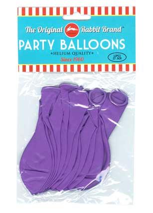Premium purple helium balloons (27.5 cm), pack of 12, perfect for vibrant celebrations and durable for long-lasting use.