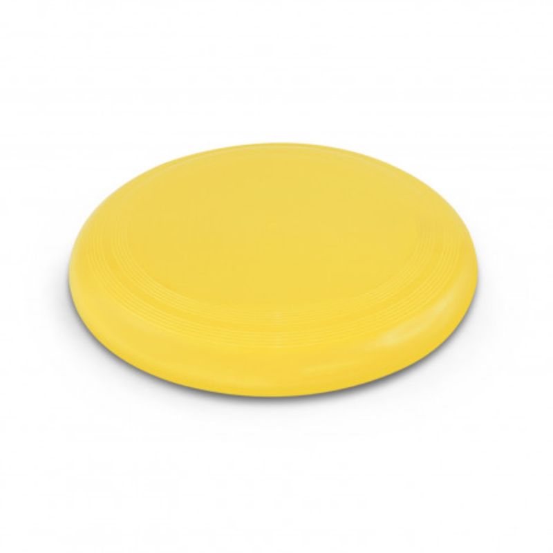Set of 12 small yellow frisbees, each 145mm diameter, perfect for outdoor fun and activities with family and friends.