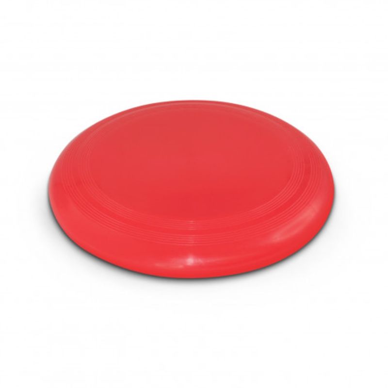 Set of 12 vibrant red flying discs, 145mm diameter, perfect for outdoor fun and games for all ages.
