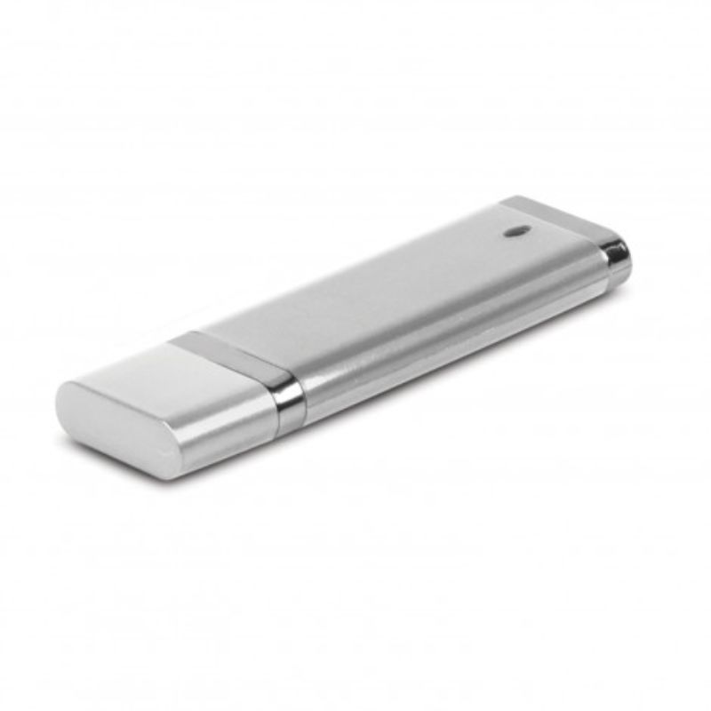 Sleek silver 4GB flash drives (set of 3) with USB 2.0, LED indicators, compact design for easy portability.