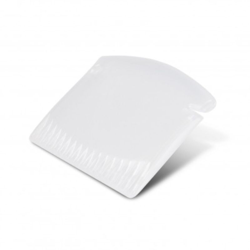 Compact white ice scrapers, set of 20, designed for efficiently clearing ice from windscreens and freezer walls.