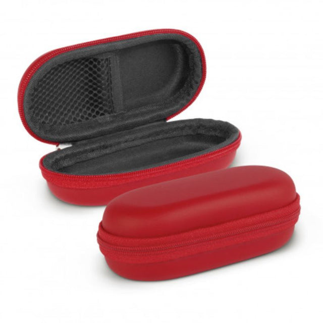 Mini red carry case set of 24, ideal for organizing power banks and Bluetooth devices, compact and stylish for on-the-go use.