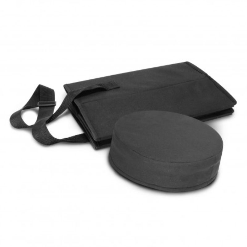 Versatile 11L cooler bag that doubles as a padded seat, holds 24 cans, and supports up to 90kg, perfect for outdoor use.