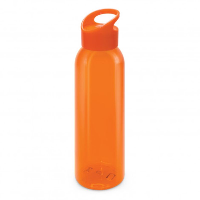 Set of 6 vibrant orange 700ml Tritan bottles with secure lids, carry handles, and BPA-free for safe hydration.
