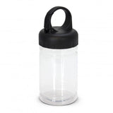 Clear and black carabiner tubes with screw-on lids, perfect for storing small items securely while on the go. Set of 12.