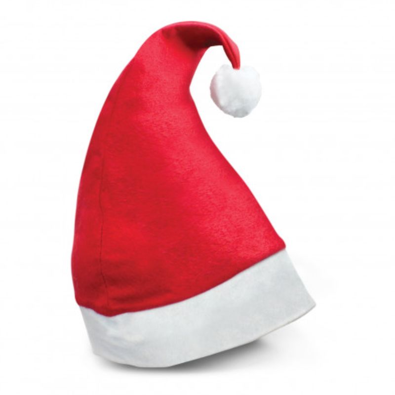 Set of 24 soft red and white Santa hats, perfect for holiday parties and festive celebrations for all ages.