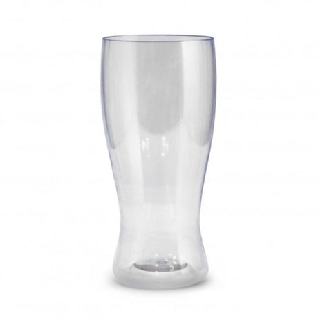 Clear Tritan Polo Tumblers, 410ml, set of 12; shatterproof, BPA-free, ideal for indoor/outdoor use, sleek contoured design.
